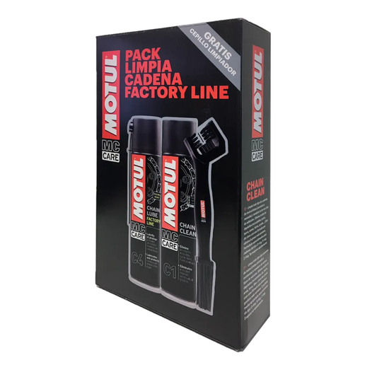 Kit Limpeza Corrente Motul Factory Line (C4+C1+Escova)